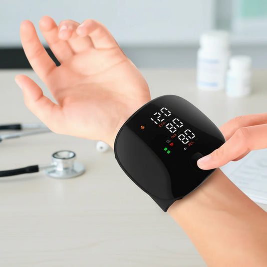 Accurate Wrist Blood Pressure Tracker Digital Rechargeable - VogeLuxe