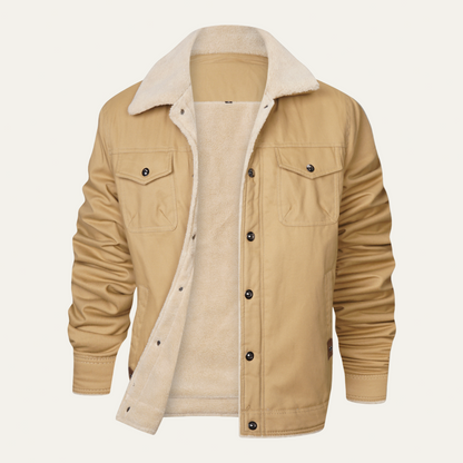 VogeLuxe | Men’s Thermal Fleece Outdoor Windbreaker Jacket