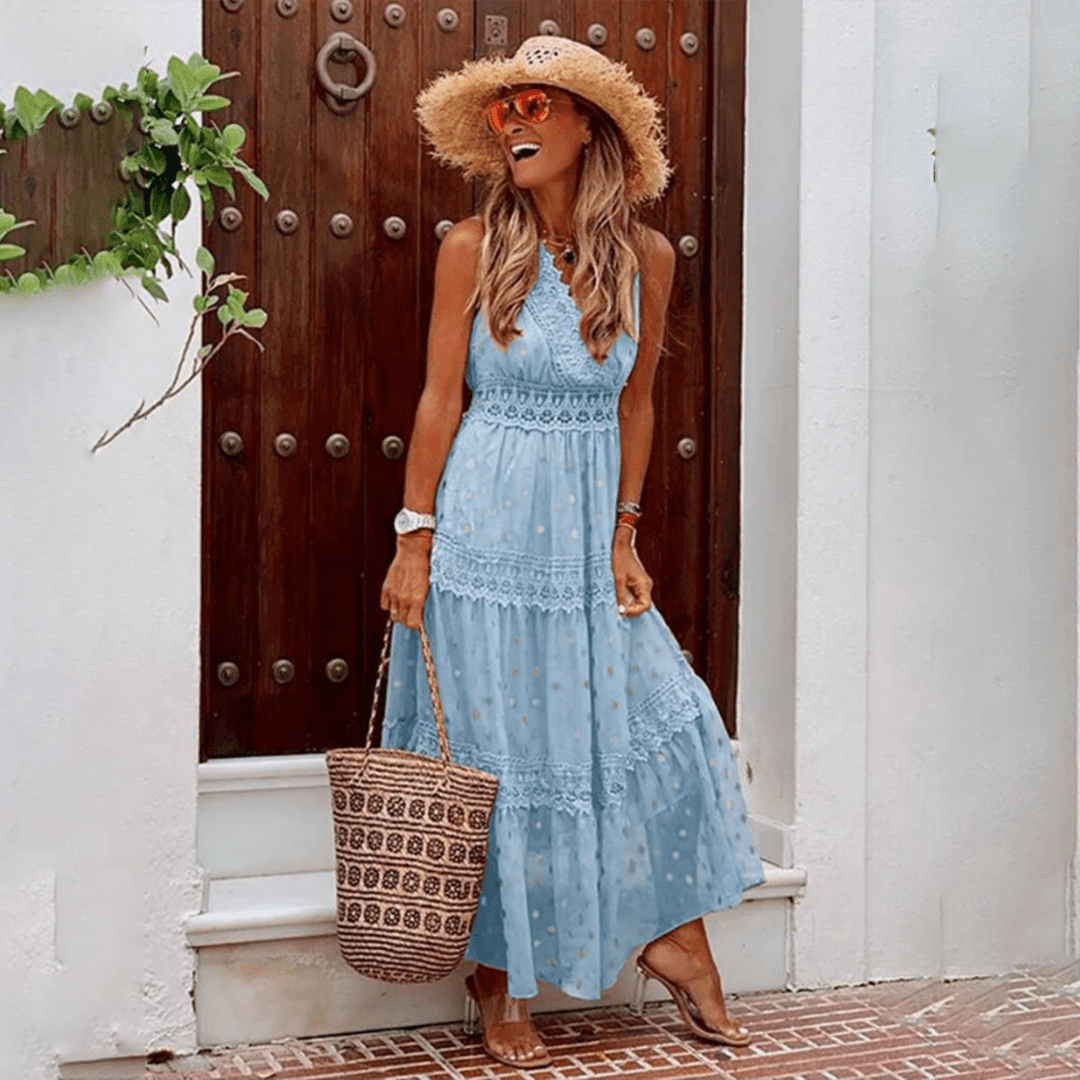 Chic Bohemian Maxi Dress for Women