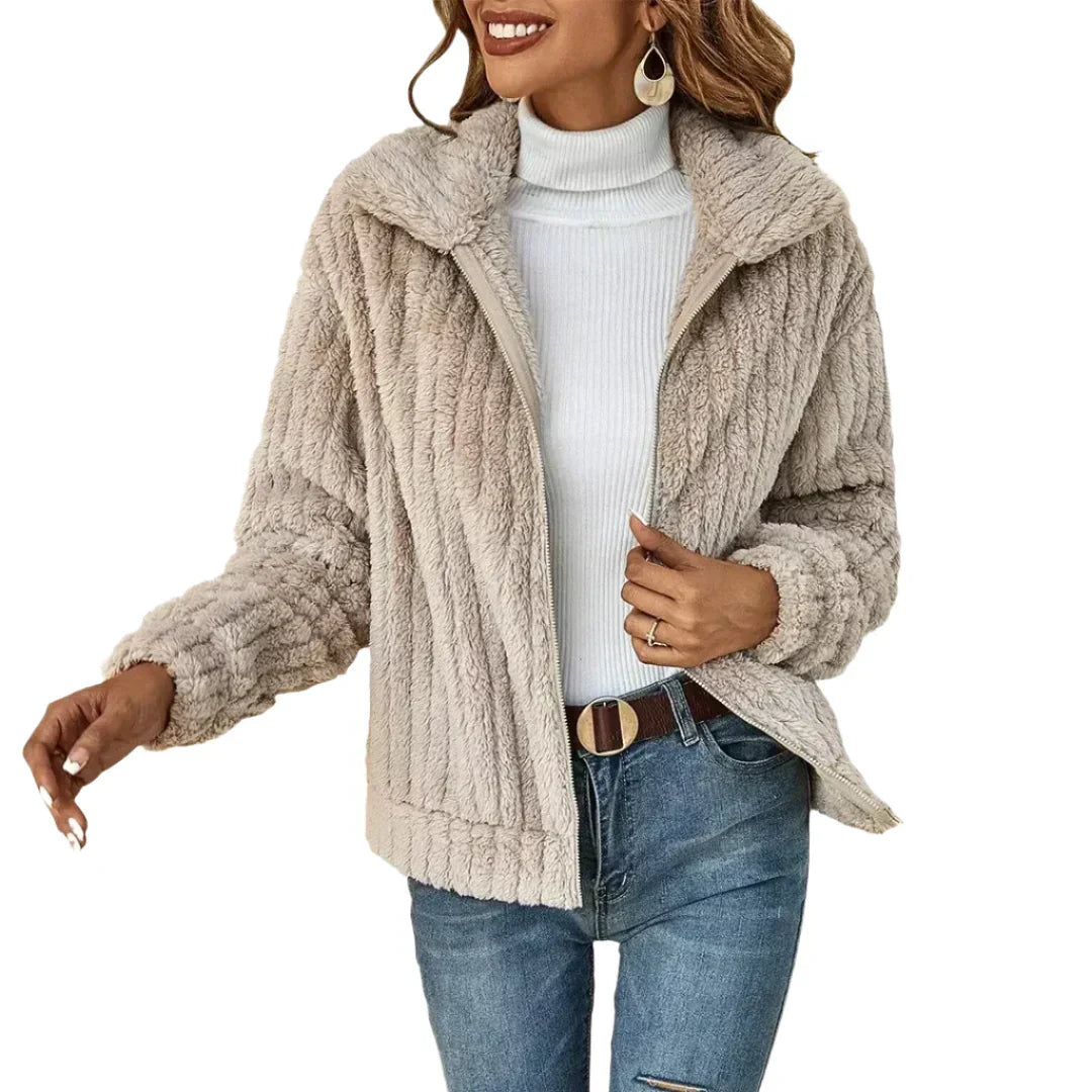 Soft Premium Fleece Women's Jacket - VogeLuxe