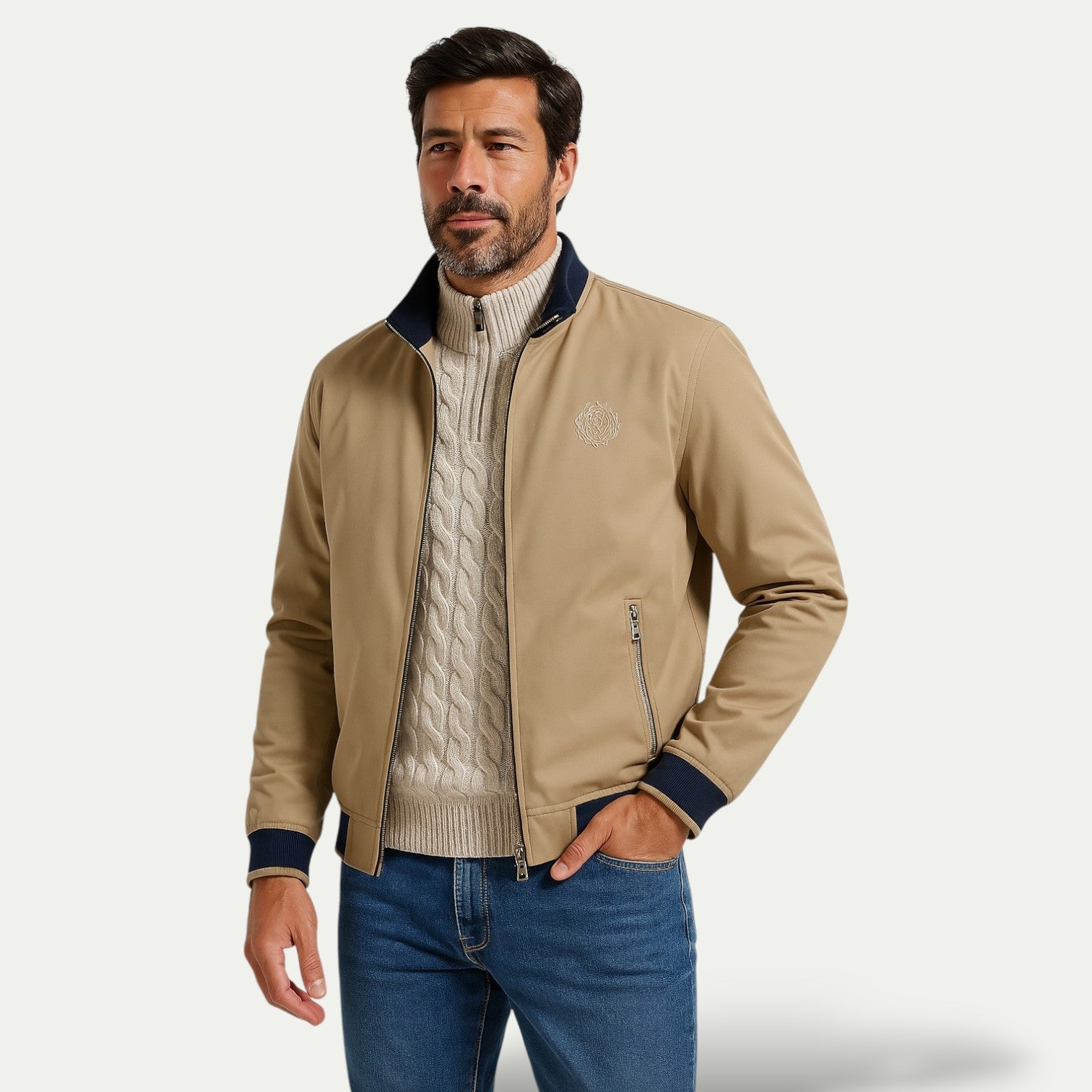 Bomber Jacket Spring Reversible Harrington 1