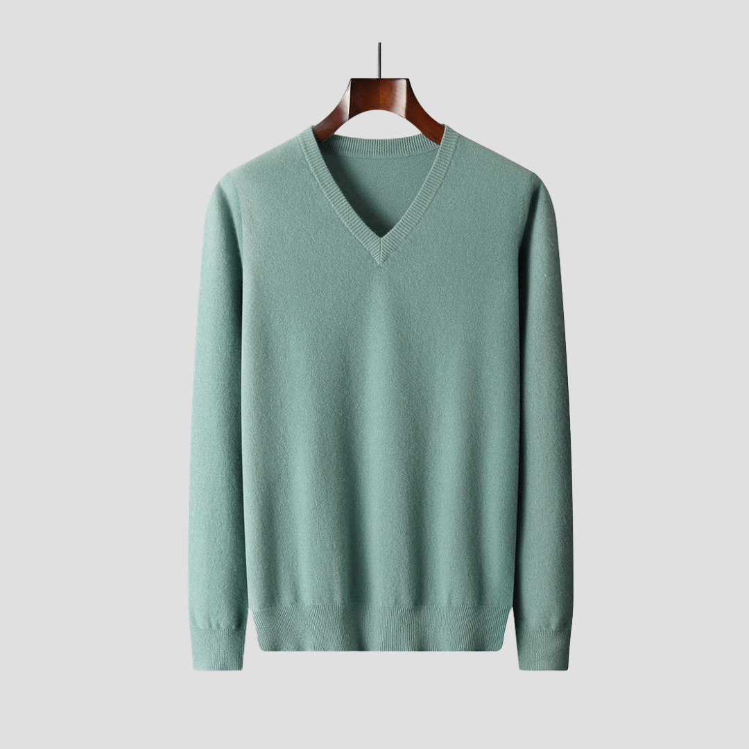 Borden | Classic V-Neck Jumper 1