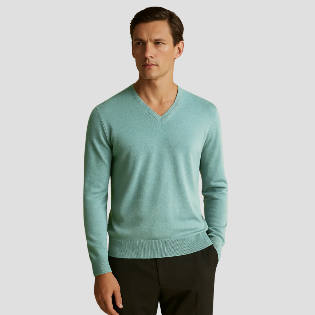 Borden | Classic V-Neck Jumper 2