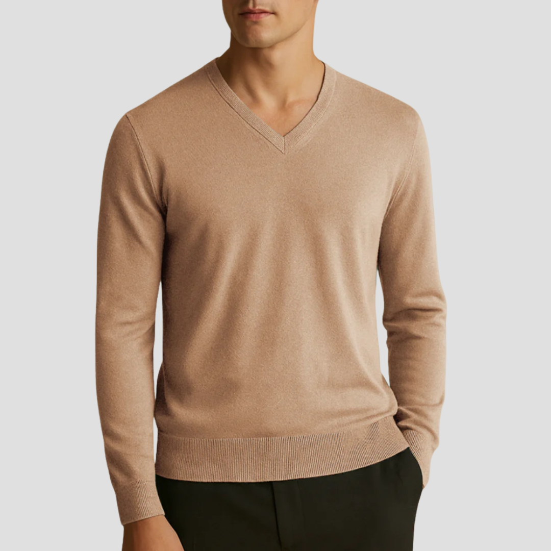 Borden | Classic V-Neck Jumper 4