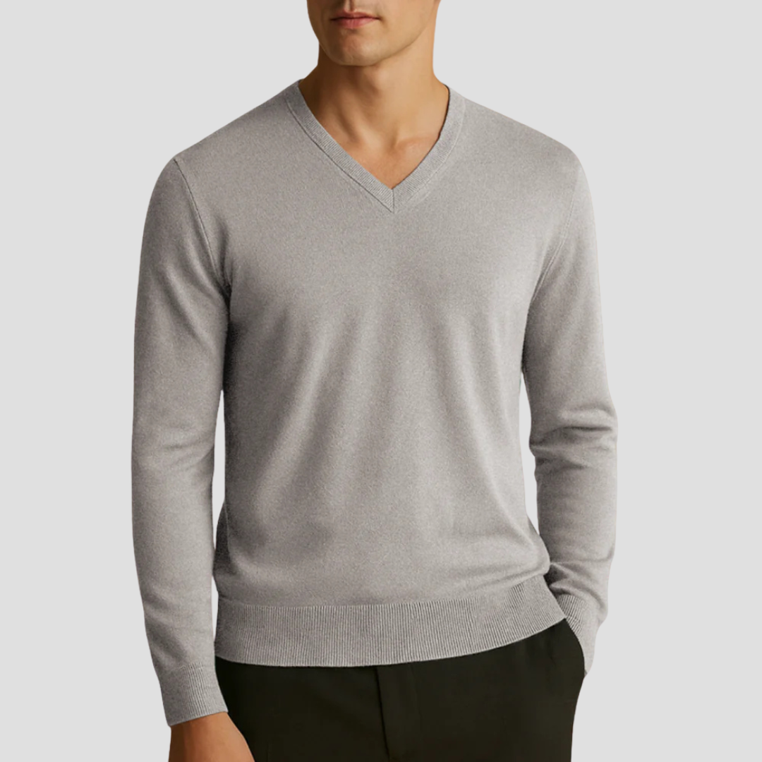 Borden | Classic V-Neck Jumper 6