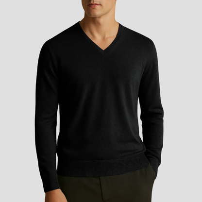 Borden | Classic V-Neck Jumper 8