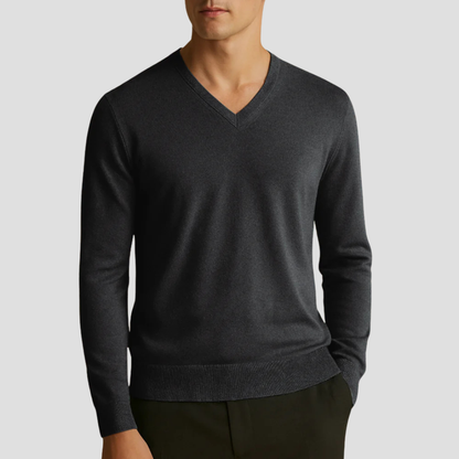 Borden | Classic V-Neck Jumper 9