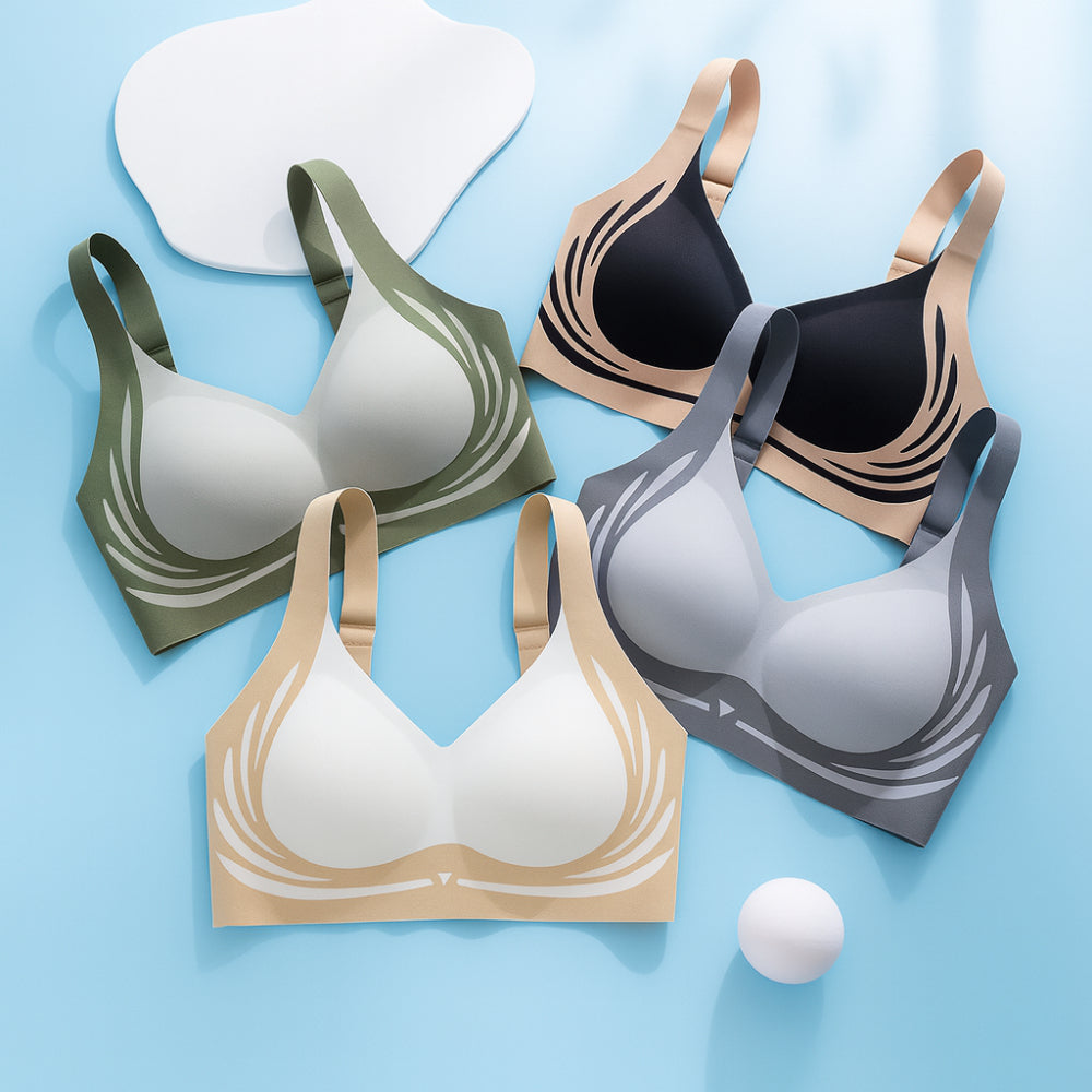 Comfortable Wireless Bra for Everyday Comfortable Fit - VogeLuxe