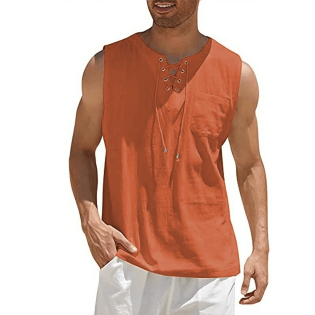 Summer Sleeveless Casual Tee Shirt