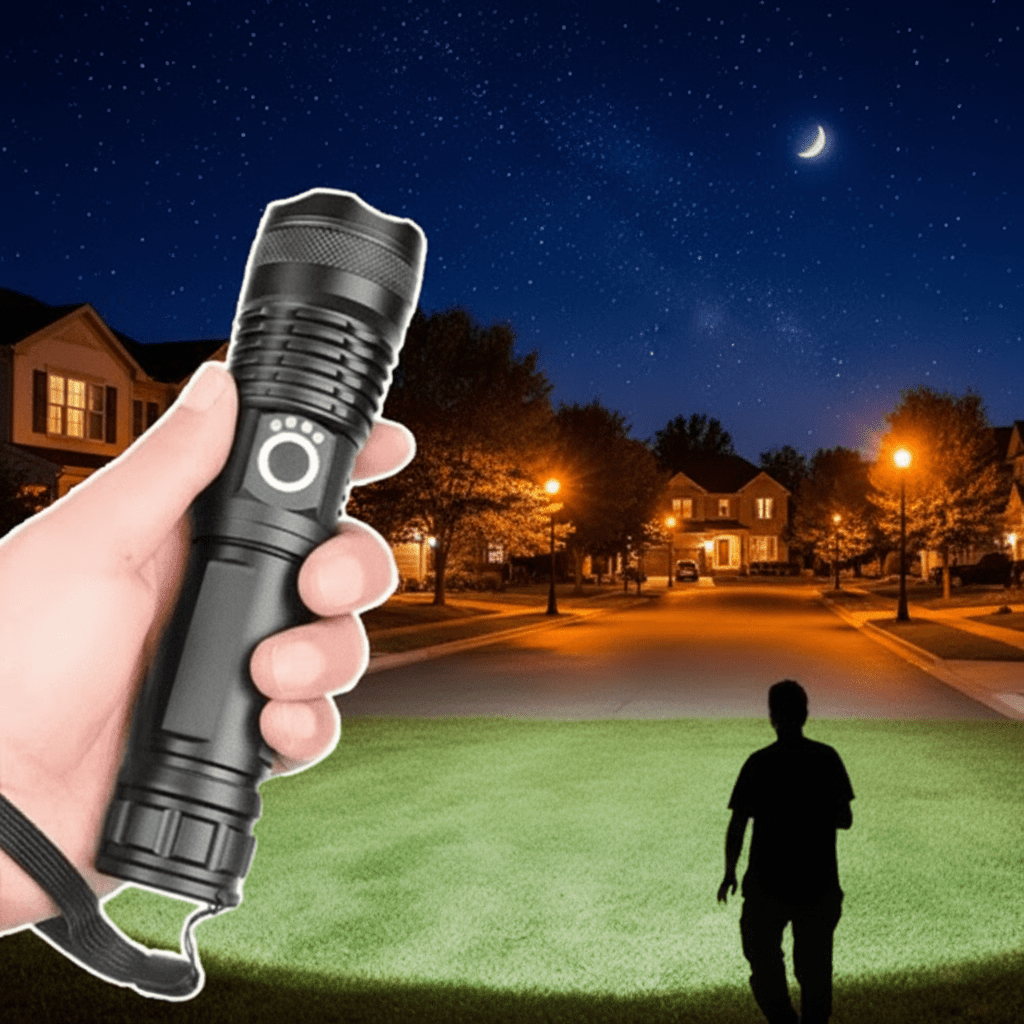 Ultra Bright Waterproof LED Flashlight 90000 Lumens