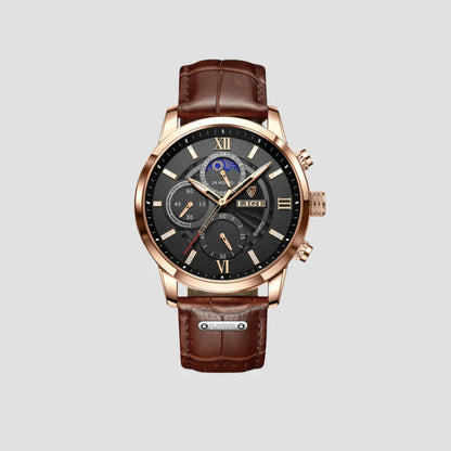 Brogan | Leather Chronograph Watch 1