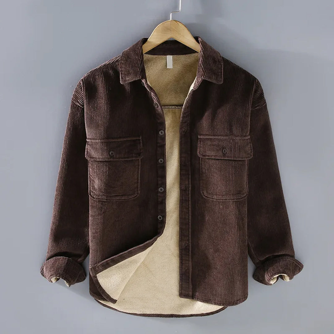 Warm Corduroy Fleece Winter Jacket