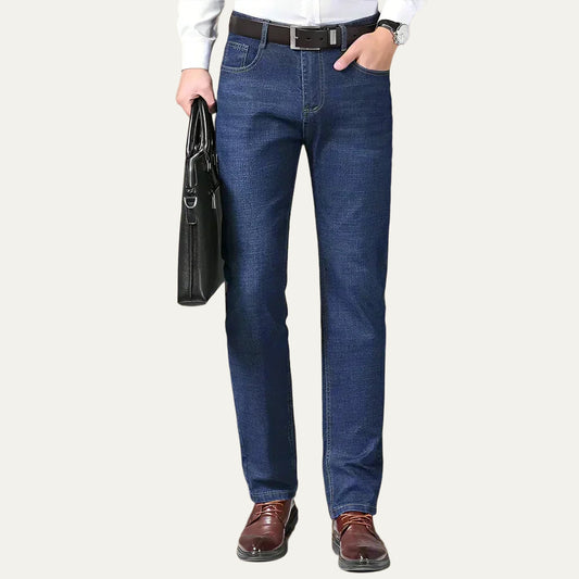 VogeLuxe | Men’s Stretch Straight Leg Denim Jeans