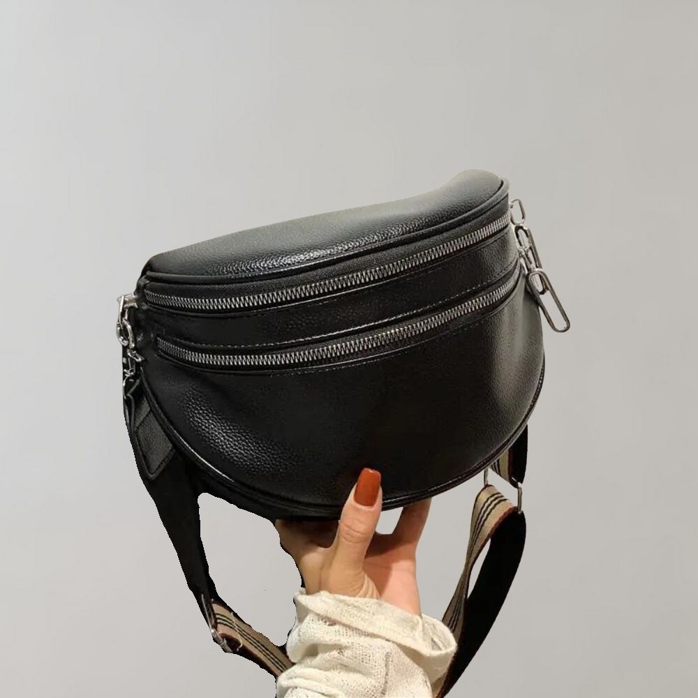 Stylish Double Zip Small Handbag - VogeLuxe