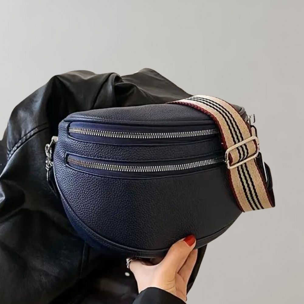Stylish Double Zip Small Handbag