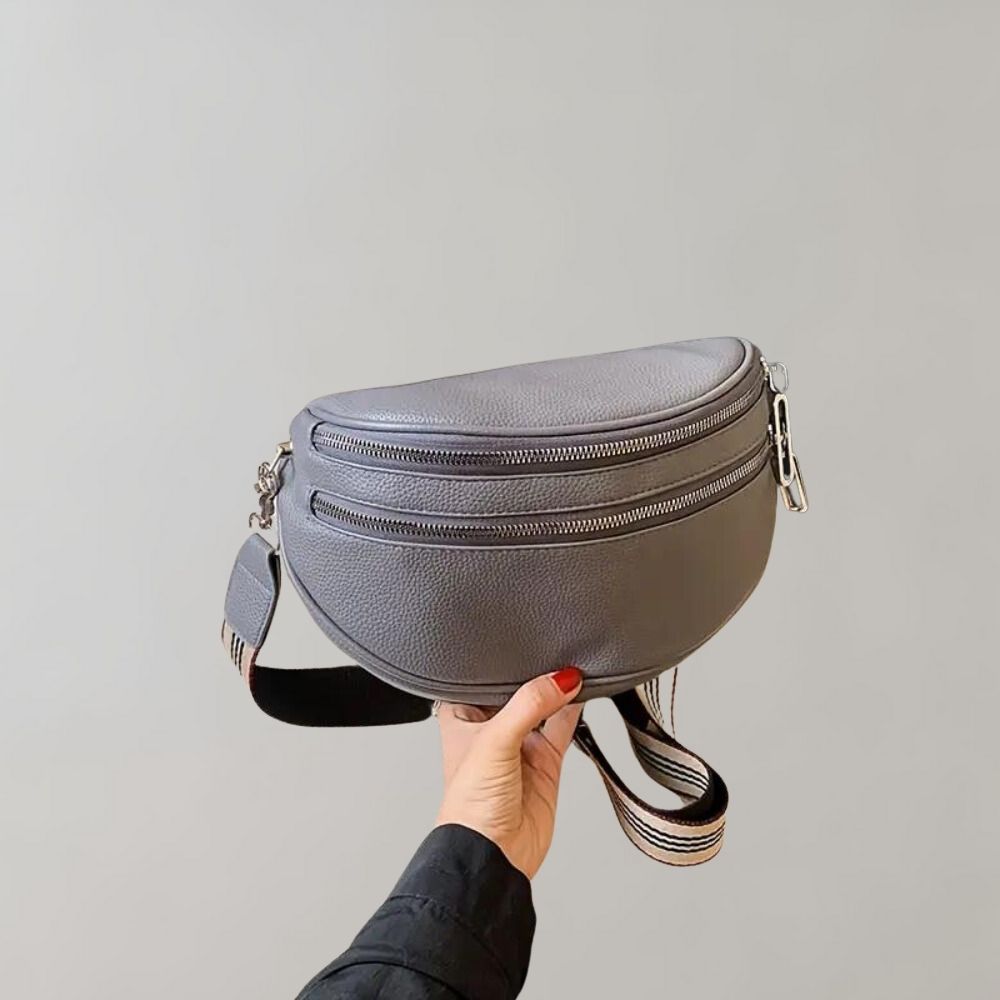 Stylish Double Zip Small Handbag