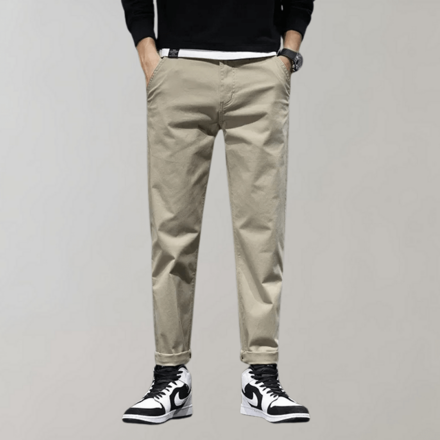 Relaxed Fit Men's Chino Pants for Everyday Wear