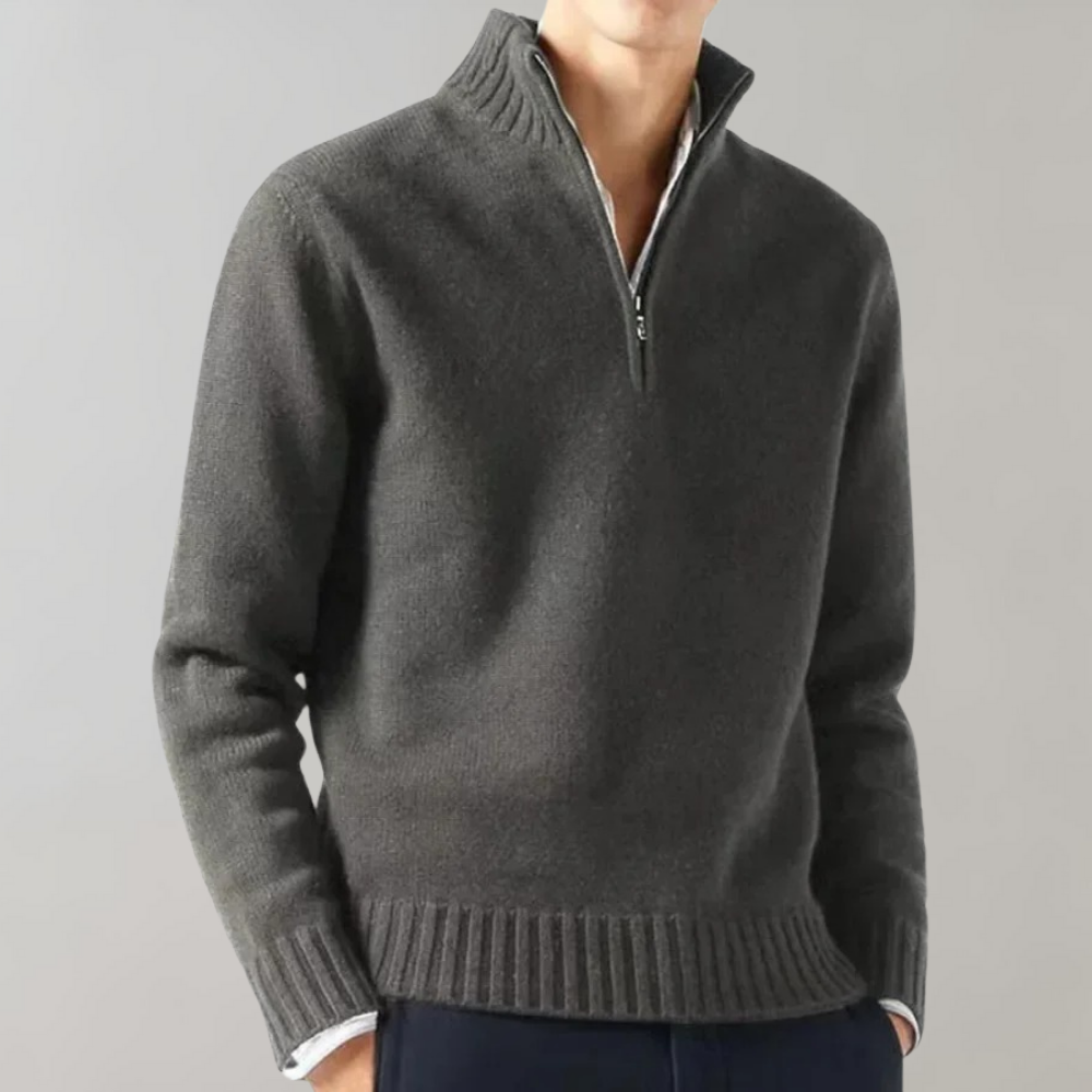 Cozy Men's Fleece Sweatshirt Jacket