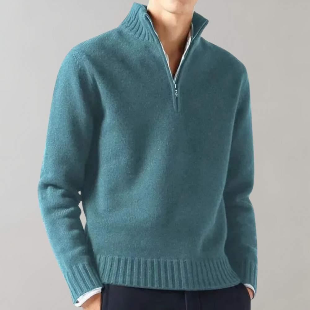 Cozy Men's Fleece Sweatshirt Jacket