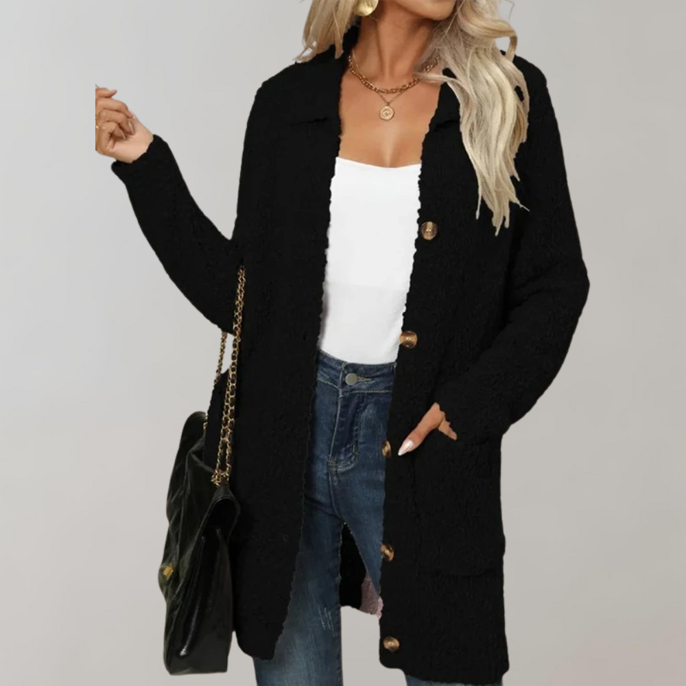 Comfy Women's Classic Cardigan Sweater