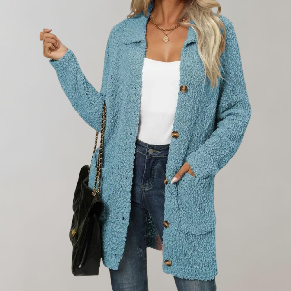 Comfy Women's Classic Cardigan Sweater