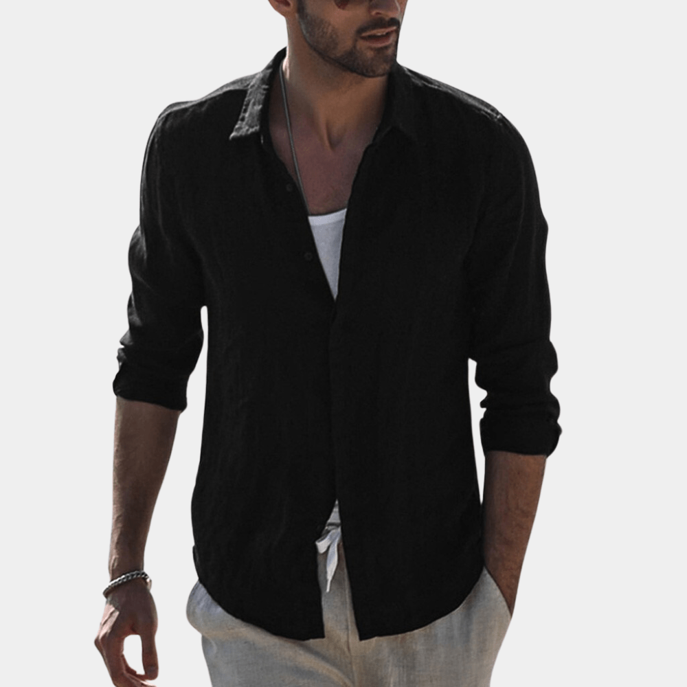 Men's Breathable Summer Shirt Classic Fit