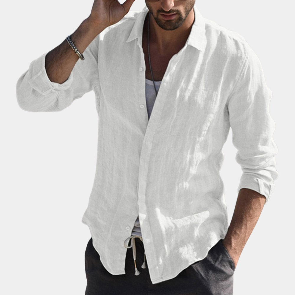 Kaden - Men's Breathable Summer Shirt - VogeLuxe