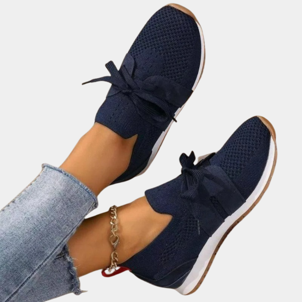 VogeLuxe | Women’s Lightweight Slip On Knit Athletic Sneakers