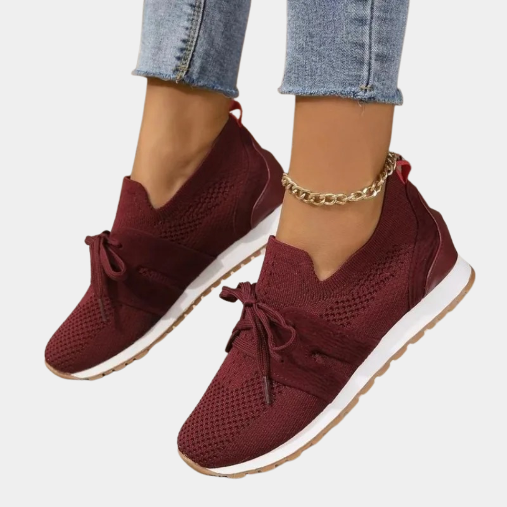 VogeLuxe | Women’s Lightweight Slip On Knit Athletic Sneakers