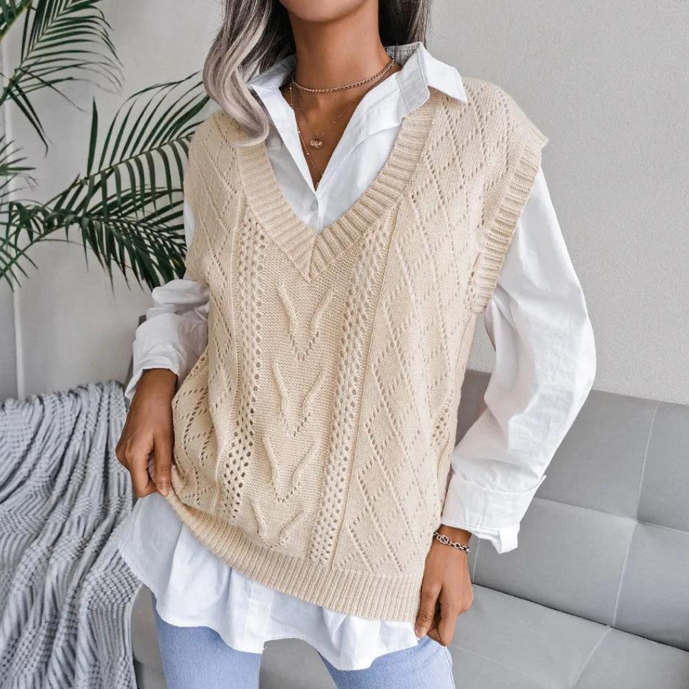 Women's Casual Tank Top Sweater Vest