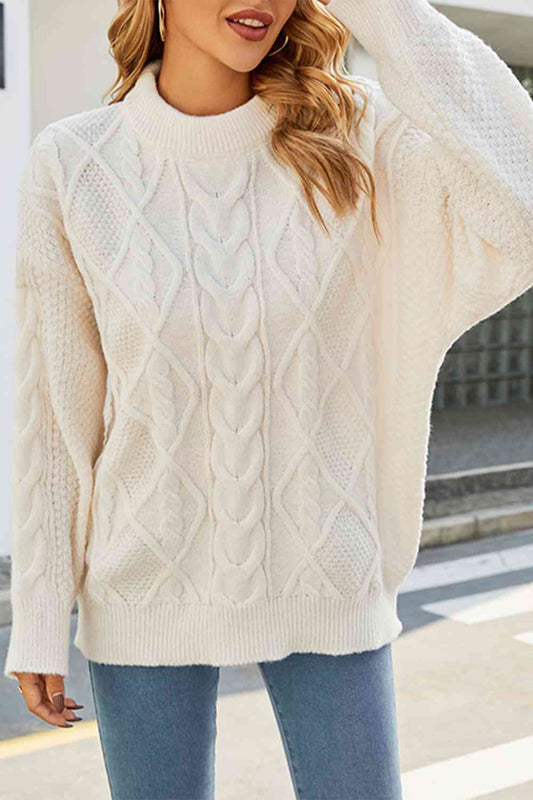 Women's Cozy Chunky Knit Sweater - VogeLuxe