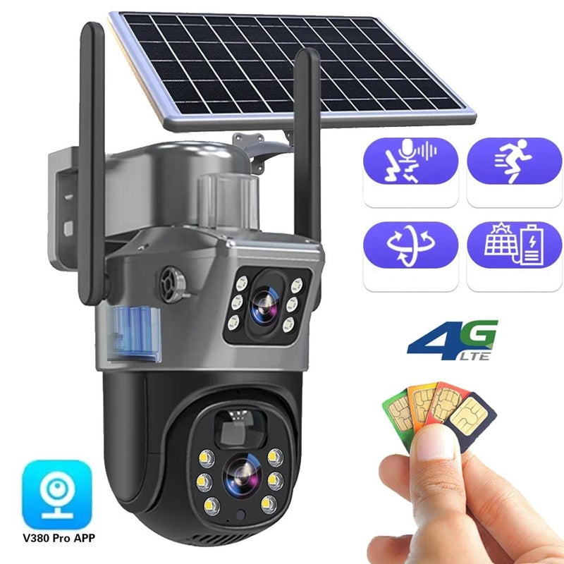 Outdoor 4K WiFi Security Camera with Night Vision Zoom - BritishElegance