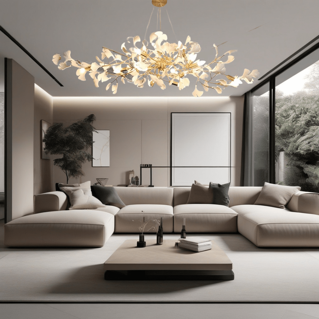Elegant Floral Pendant Light With Soft Glass Shade - VogeLuxe