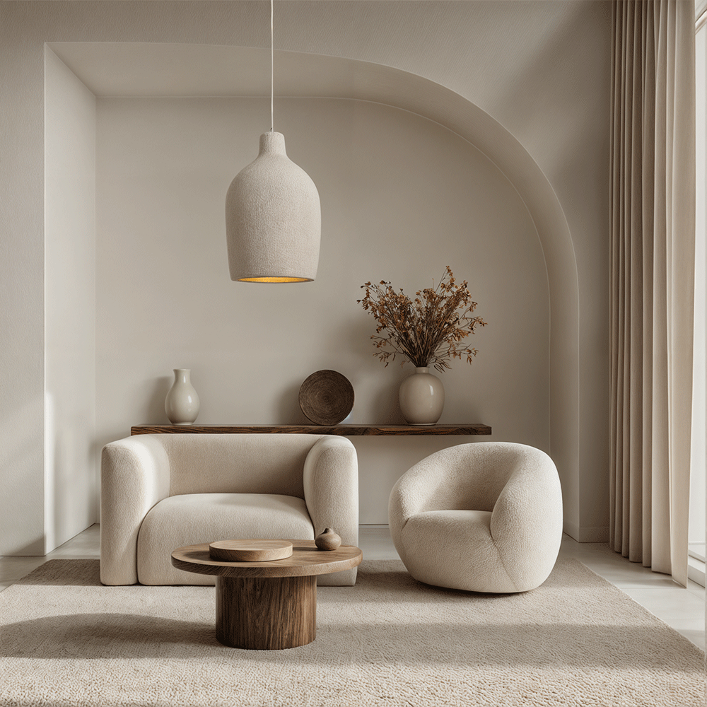 Simple Japanese Style Pendant Lamp - VogeLuxe