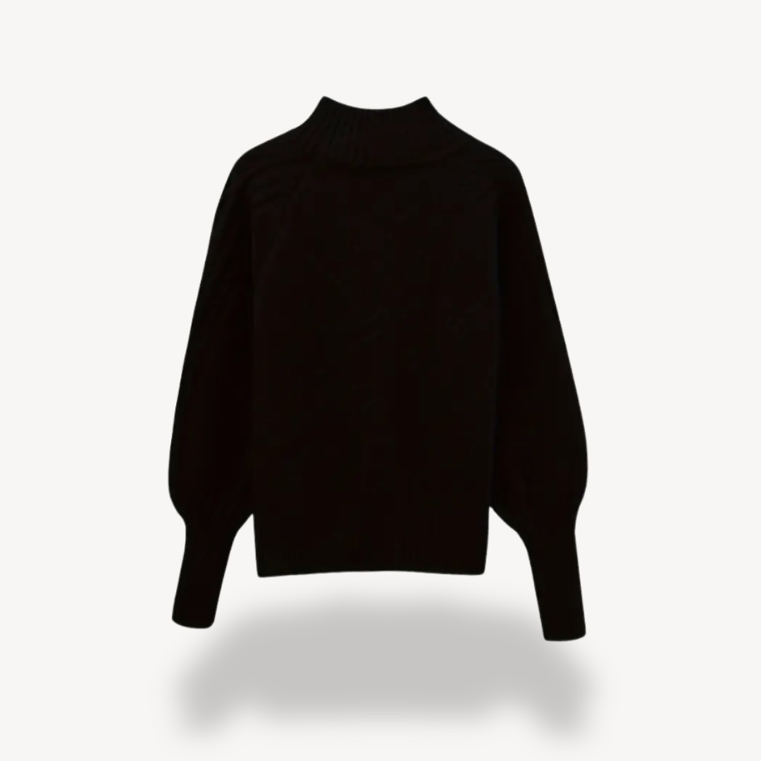 Cable Knit Turtleneck Sweater for Women