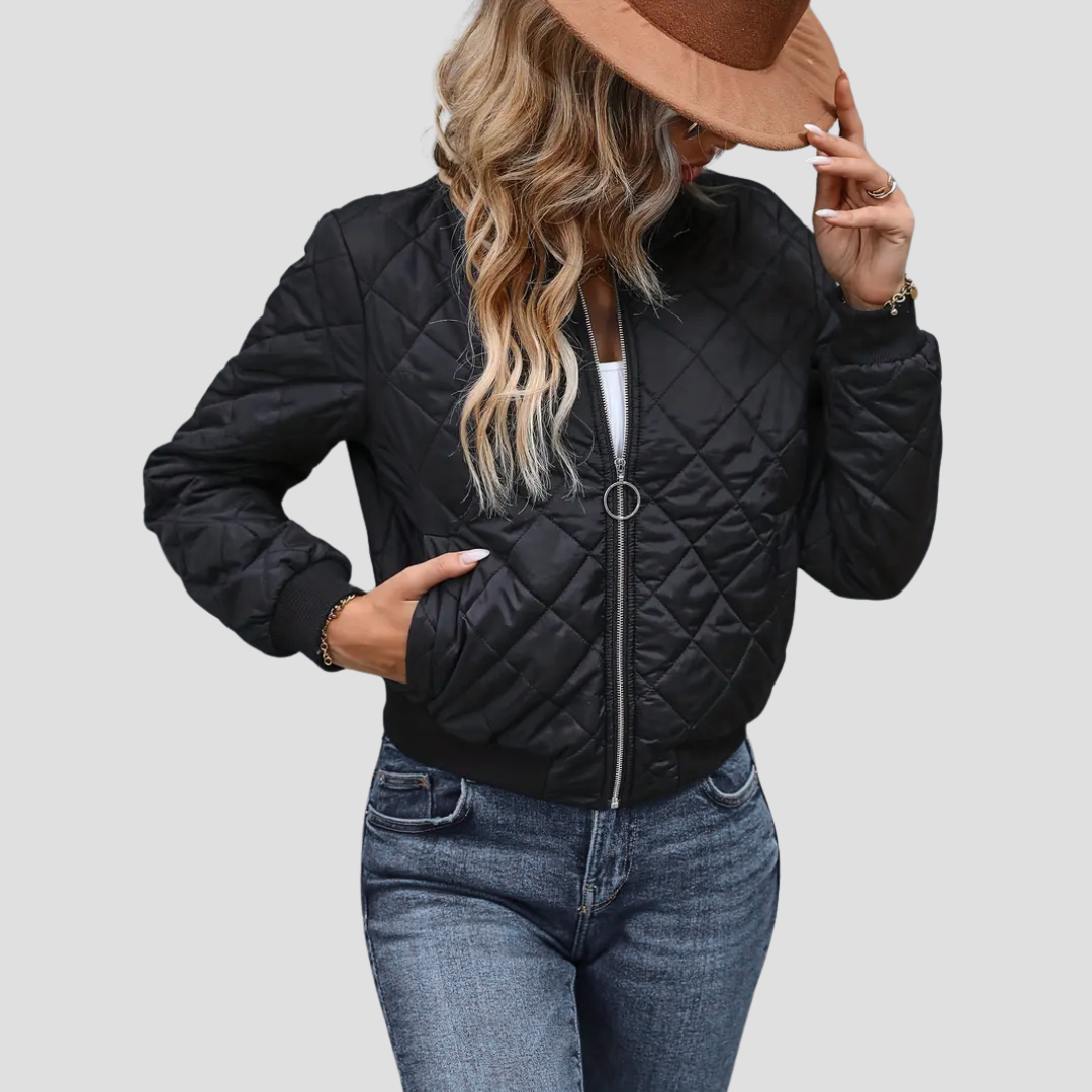 Calista | Quilted Bomber Jacket 2