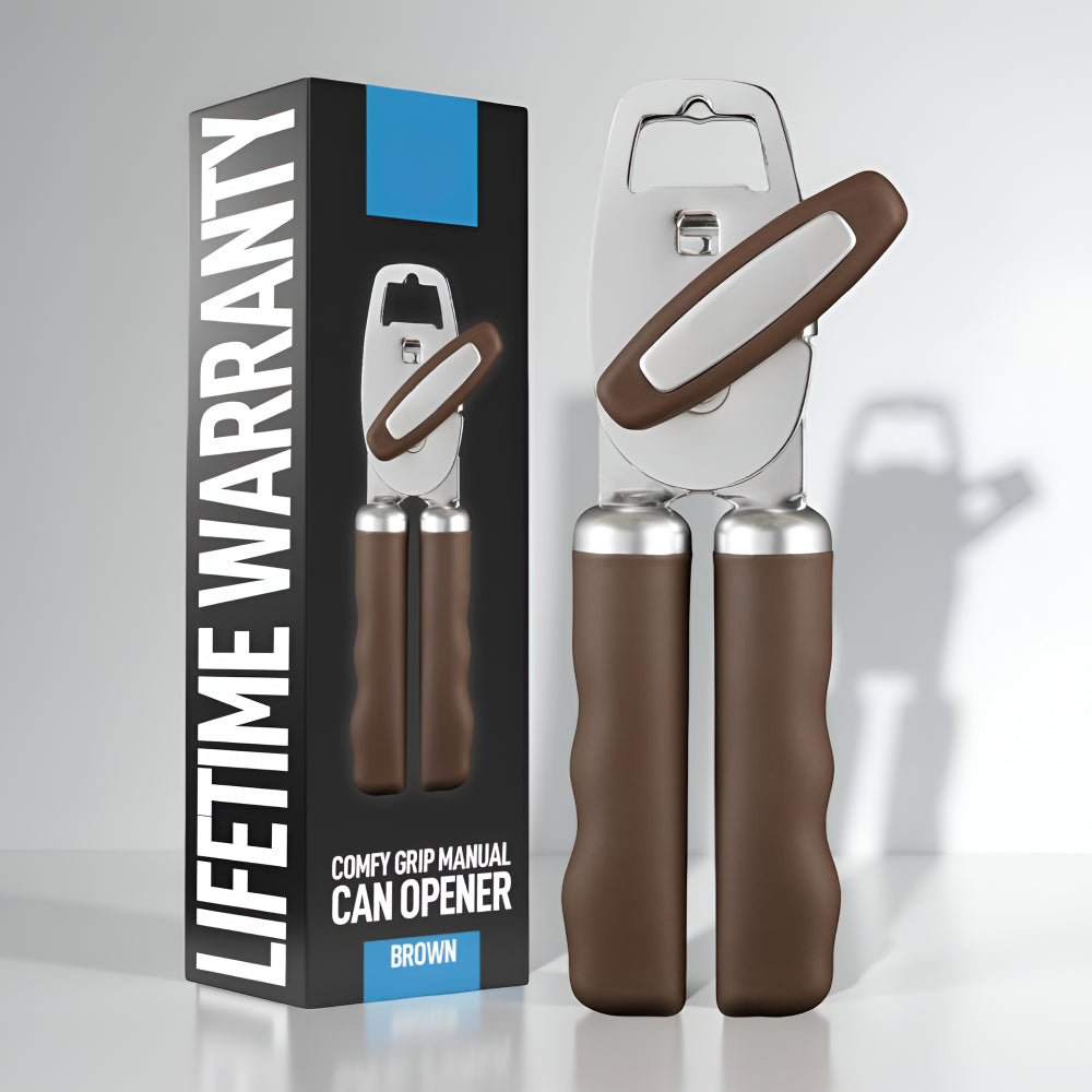 Easy Turn Stainless Steel Kitchen Can Opener Tool - VogeLuxe