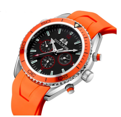 Classic Automatic Mens Watch With Leather Strap
