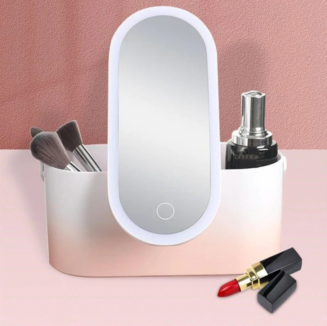 Portable Travel Makeup Case With LED Light - VogeLuxe