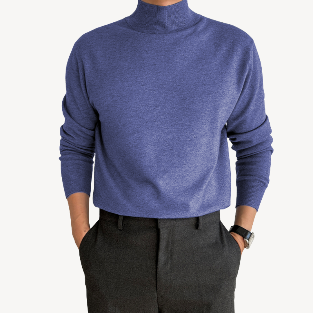 VogeLuxe | Men’s Classic Knit Turtleneck