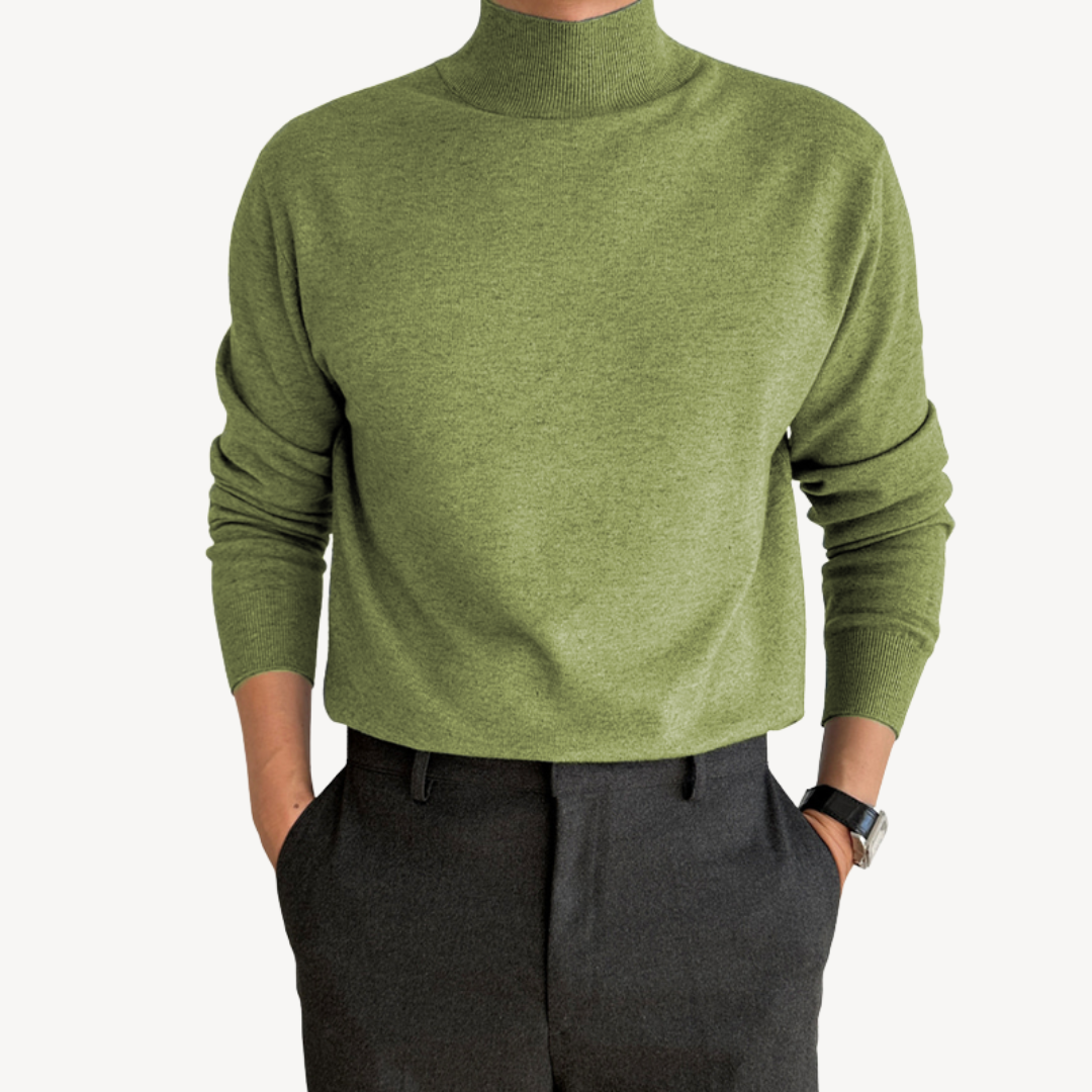 VogeLuxe | Men’s Classic Knit Turtleneck