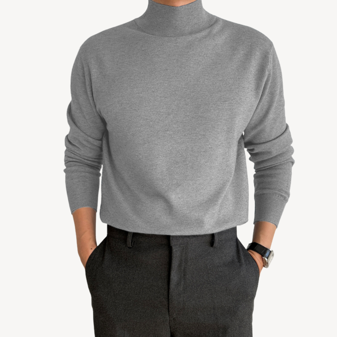 VogeLuxe | Men’s Classic Knit Turtleneck