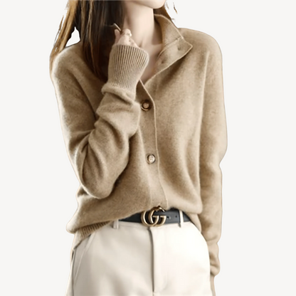 VogeLuxe | Women’s Vintage Cashmere Knitted Cardigan