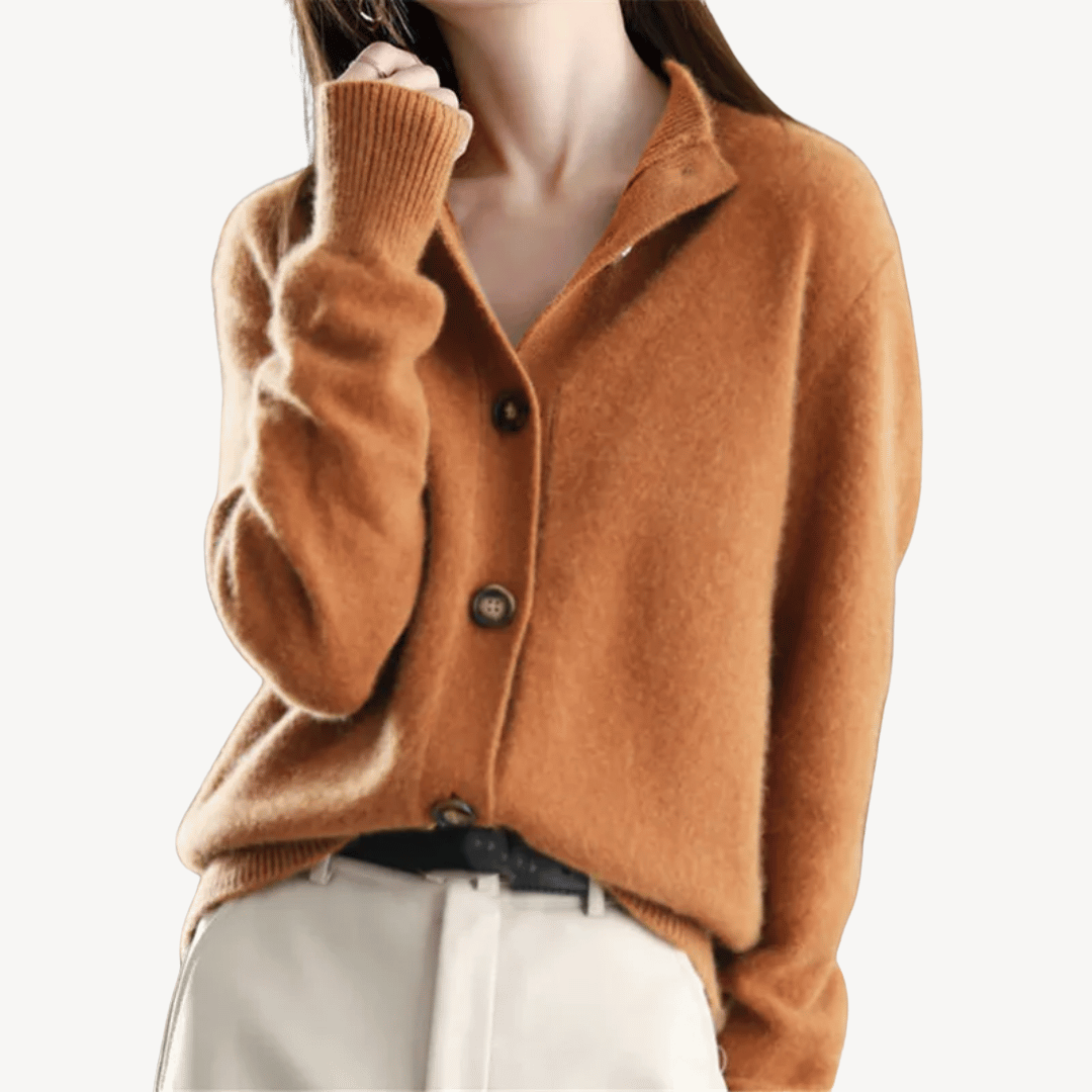 VogeLuxe | Women’s Vintage Cashmere Knitted Cardigan