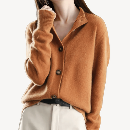 VogeLuxe | Women’s Vintage Cashmere Knitted Cardigan