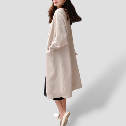 Cashmere Cardigan For Women with long open front