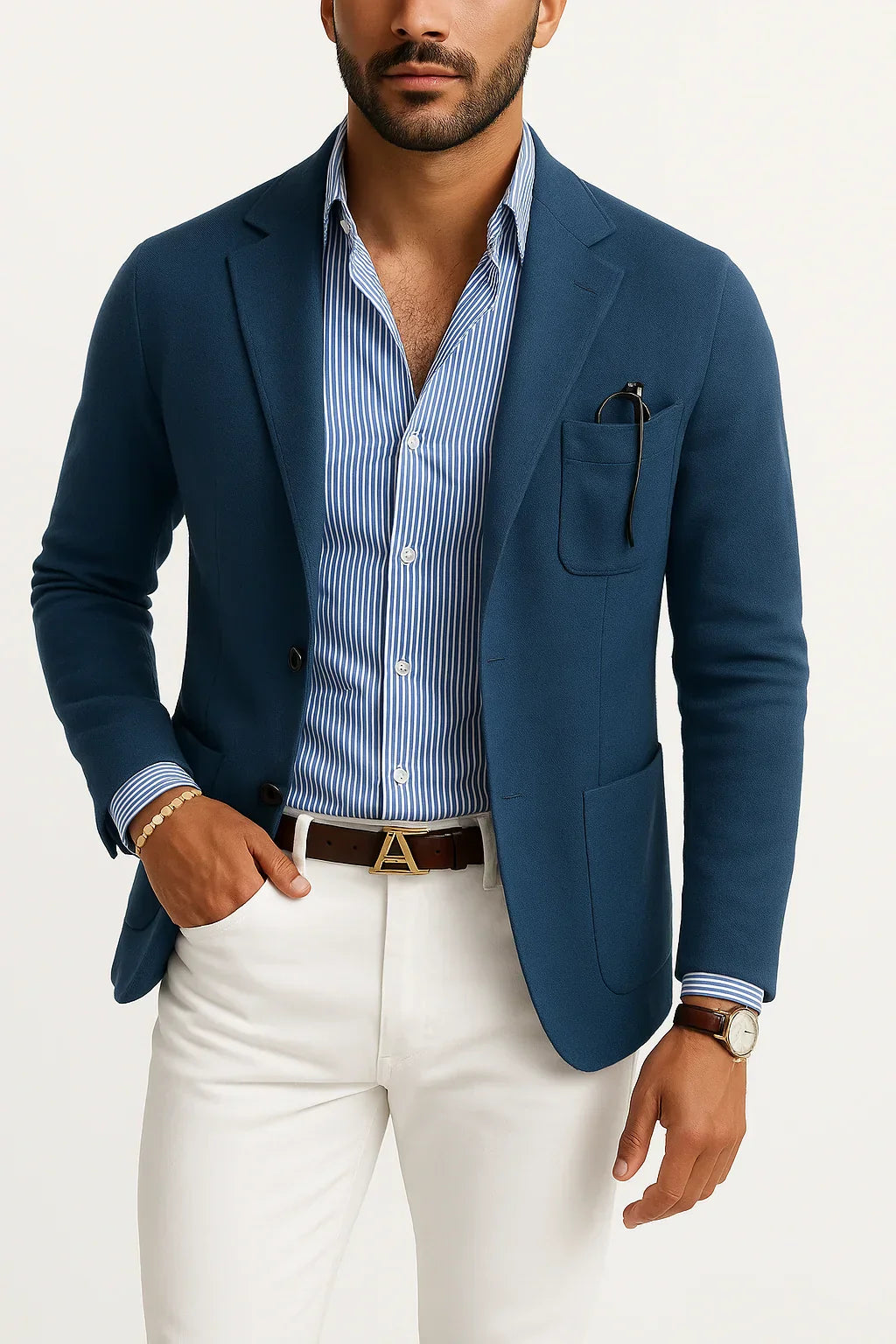 Slim Fit Men's Blazer Jacket - VogeLuxe
