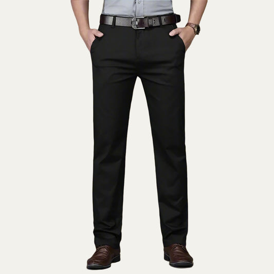 VogeLuxe | Men’s Tailored Straight Leg Dress Trousers