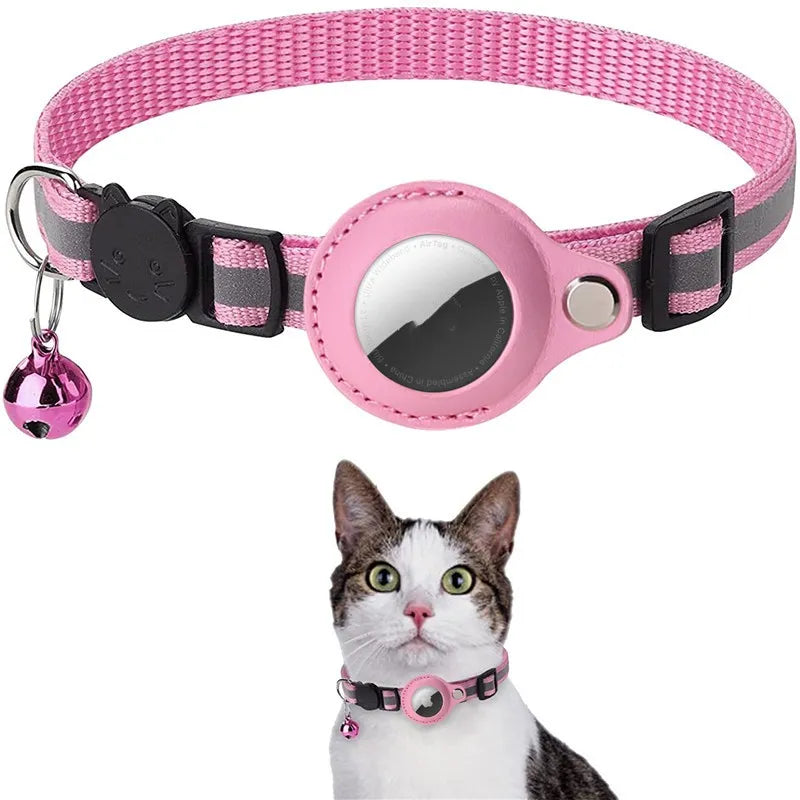 Safety Cat Collar with Easy Release and Reflective Strap
