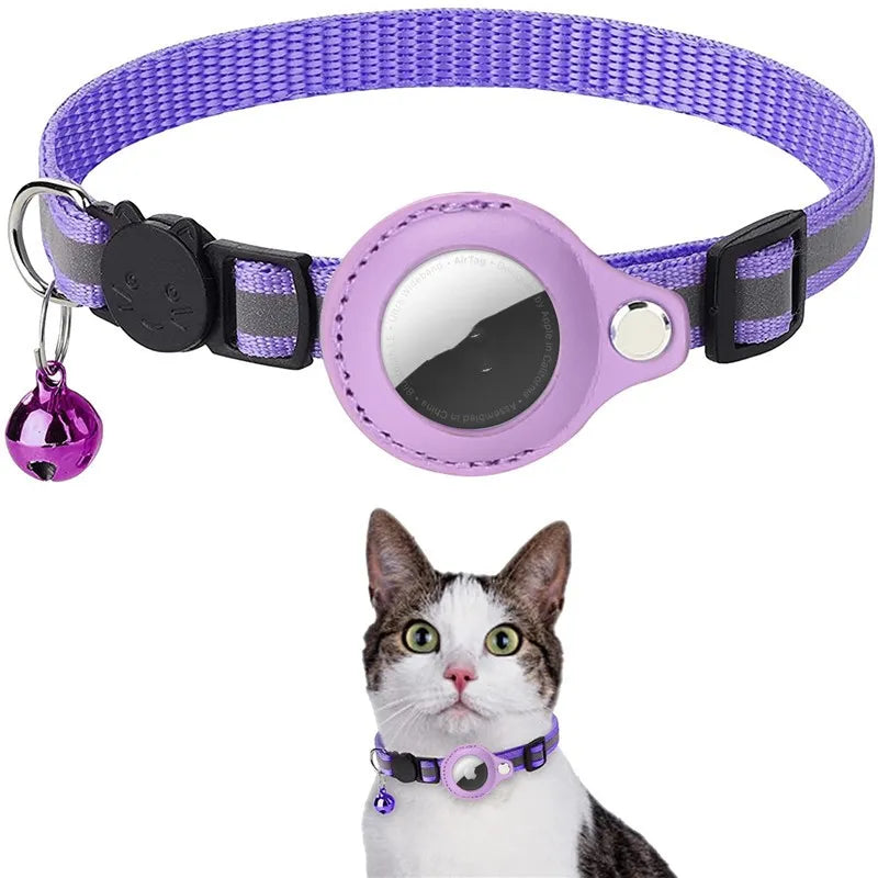 Safe Cat Collar with Easy Release and Reflective Strap